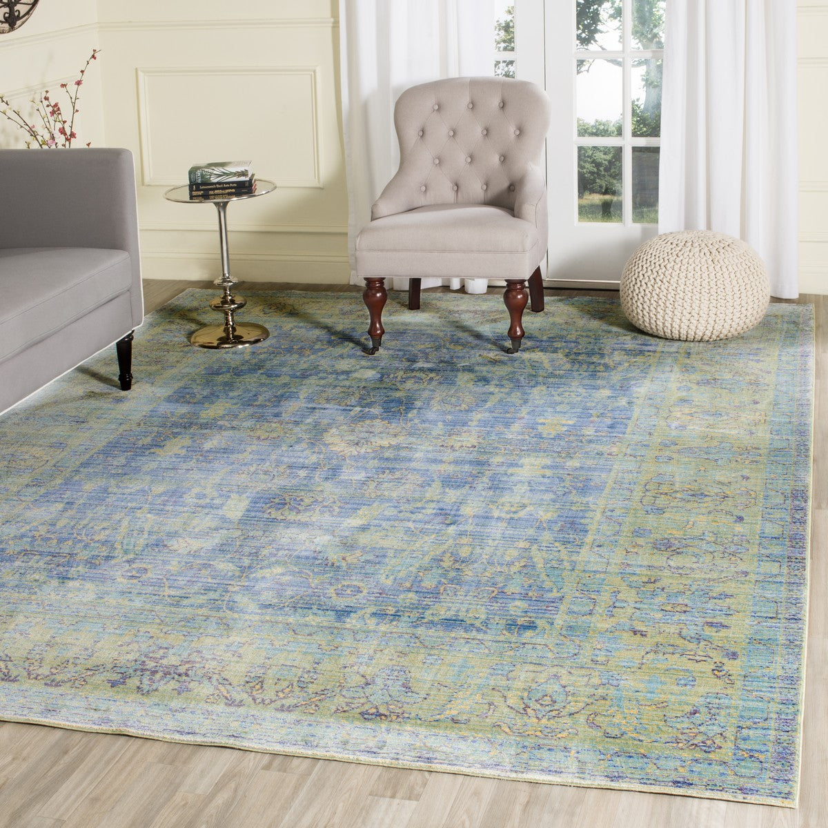 Safavieh Clearance Valencia VAL123M Blue Rug