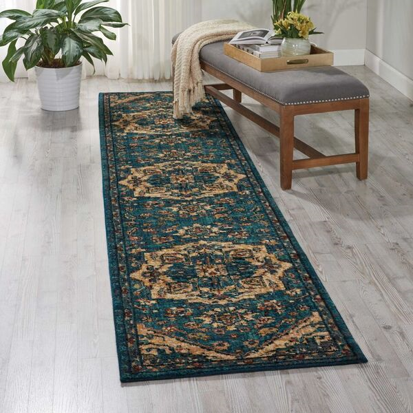 Nourison Clearance 2020 NR206 Teal Rug