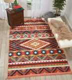Nourison Clearance Navajo NAV04 Orange Rug
