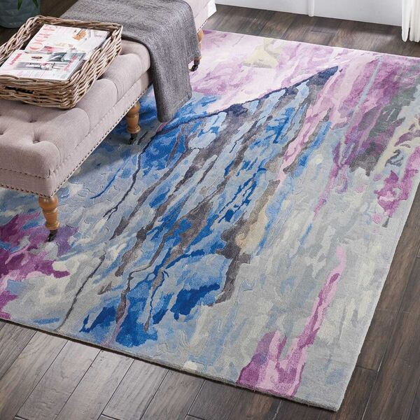 Nourison Prismatic PRS11 Grey Rug