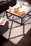 Anji Mountain Bamboo Rug, Co. Silky Shag AMB0657 Ivory Rug