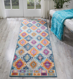 Nourison Clearance Passion PSN02 Teal Rug