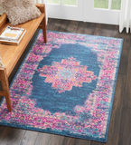 Nourison Sale Passion PSN03 Blue Rug