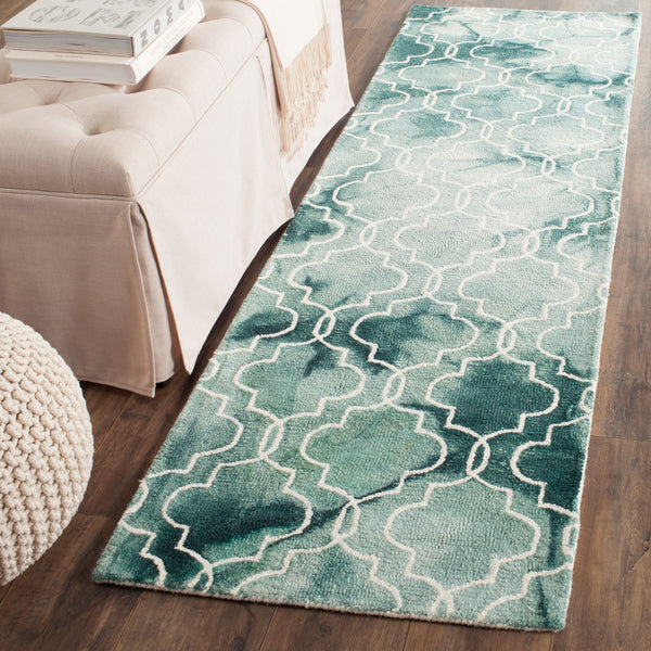 Safavieh Clearance Dip Dyes DDY676Q Green Rug