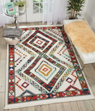 Nourison Clearance Navajo NAV02 White Rug
