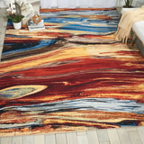 Nourison Chroma CRM04 Lava Flow Rug