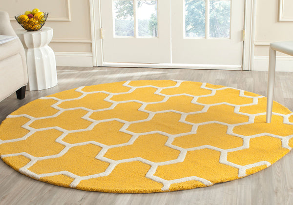 Safavieh Clearance Cambridge CAM146Q Gold Rug