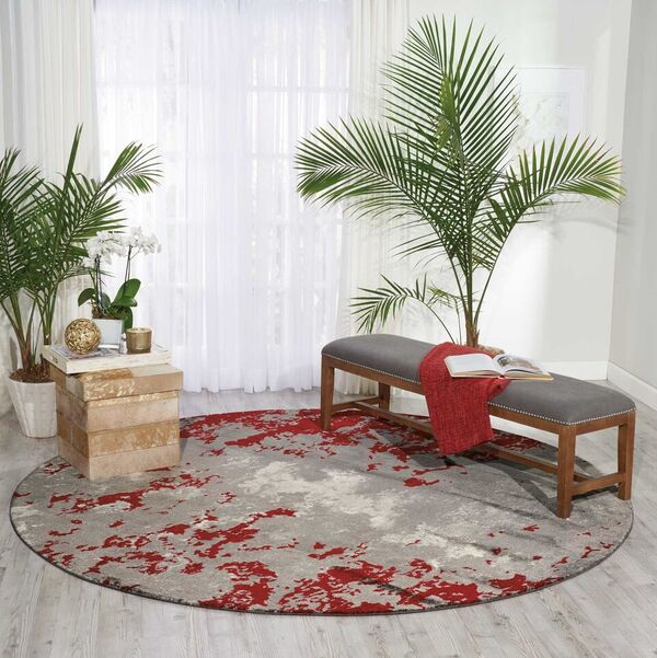 Nourison Twilight TWI21 Grey Rug