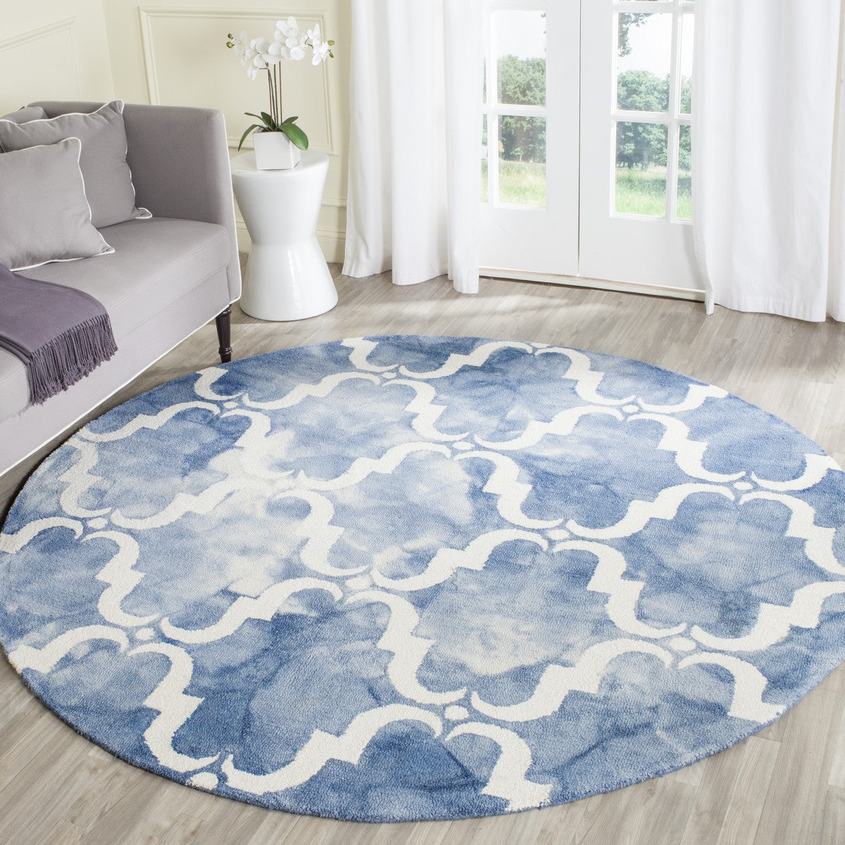 Safavieh Clearance Dip Dye DDY536K Blue Rug