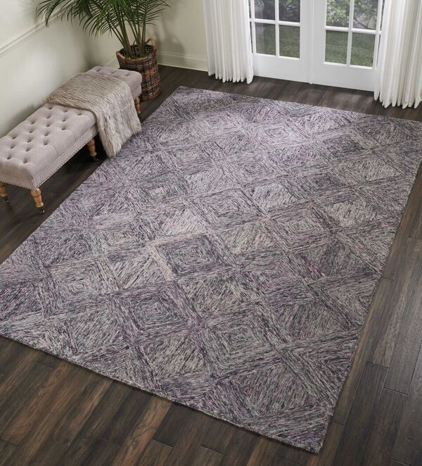 Nourison Sale Interlock ITL01 Heather Rug