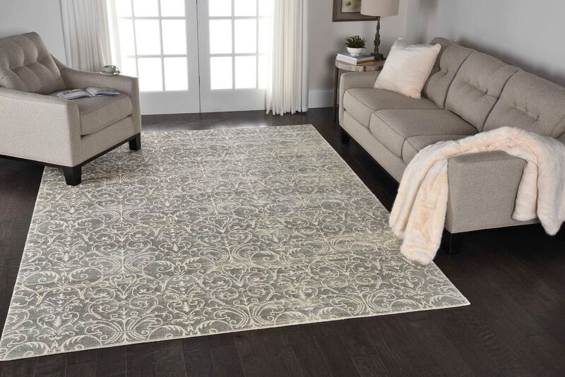 Nourison Clearance Luminance LUM05 Cobalt Rug