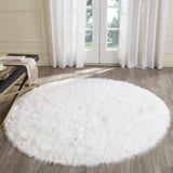 Safavieh Clearance Faux Sheep Skin FSS235A Ivory Rug