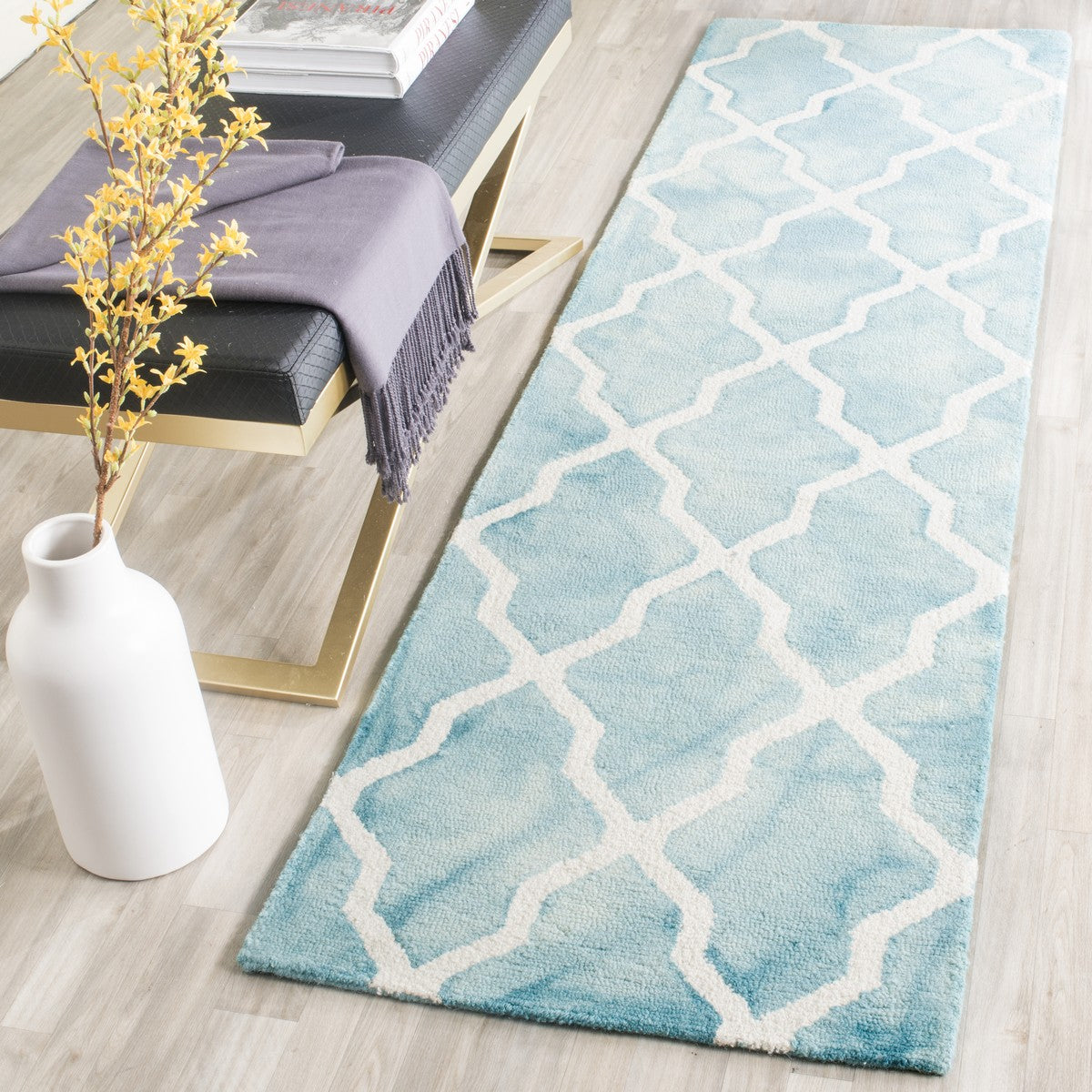 Safavieh Clearance Dip Dye DDY540D Turquoise Rug