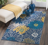 Nourison Sale Passion PSN17 Blue Rug