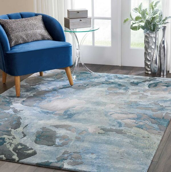 Nourison Prismatic PRS14 Grey Rug