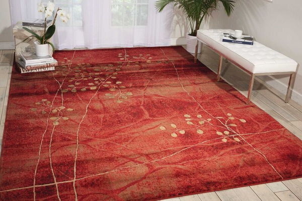 Nourison Sale Somerset ST74 Flame Rug
