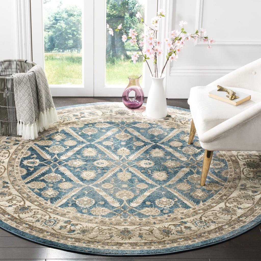 Safavieh Clearance Sophia SOF378C Blue Rug