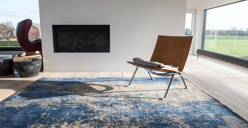 Louis De Poortere Mad Men 8629 Blue Rug