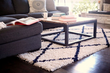 Anji Mountain Bamboo Rug, Co. Silky Shag AMB0658 Ivory Rug