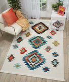Nourison Clearance Navajo NAV07 White Rug
