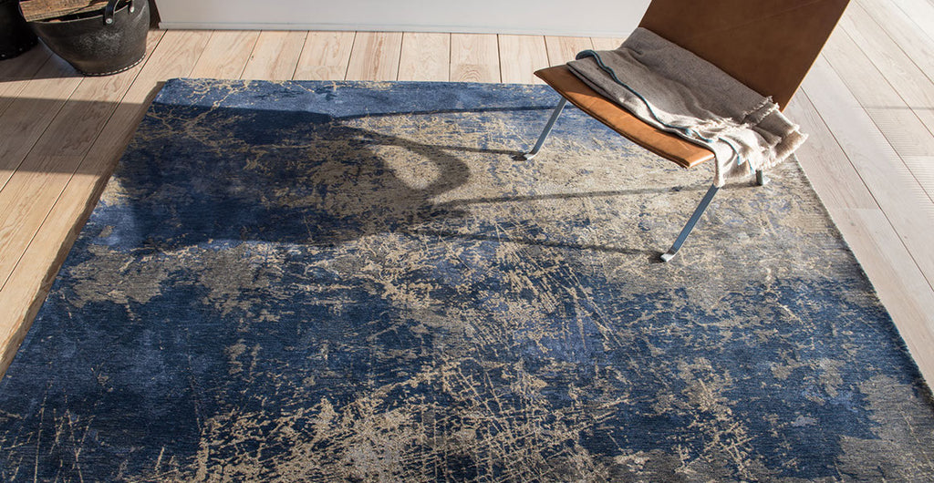 Louis De Poortere Mad Men 8629 Blue Rug