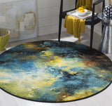 Safavieh Clearance Galaxy GAL111B Blue Multi Rug