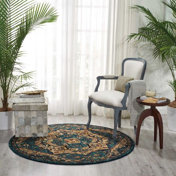 Nourison Clearance 2020 NR206 Teal Rug