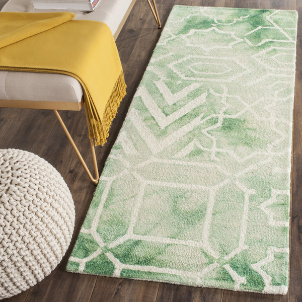 Safavieh Clearance Dip Dyes DDY678Q Green Rug