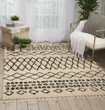 Nourison Clearance Moroccan Shag MRS02 Cream Rug