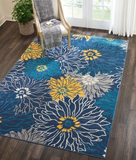 Nourison Sale Passion PSN17 Blue Rug