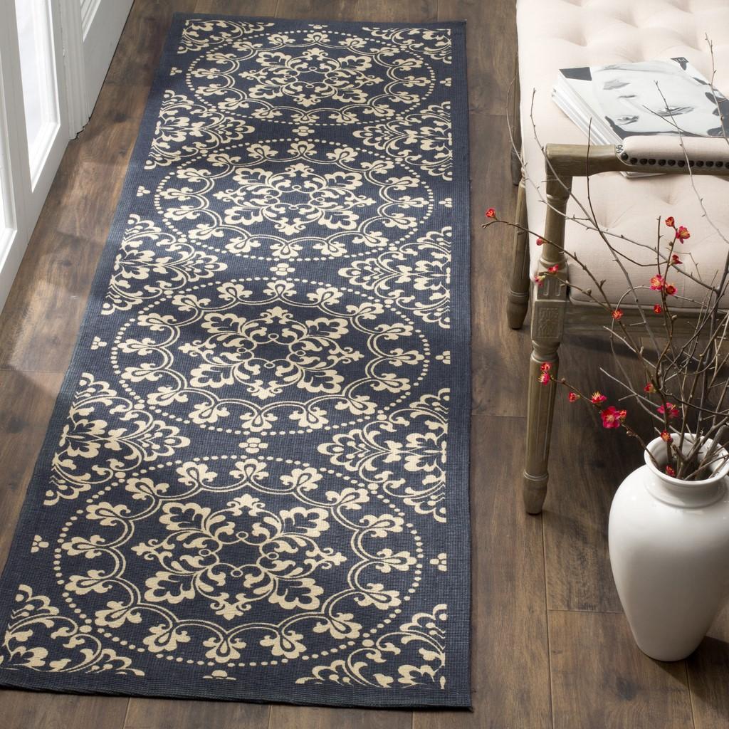 Safavieh Clearance Cedar Brook CDR262A Navy Rug