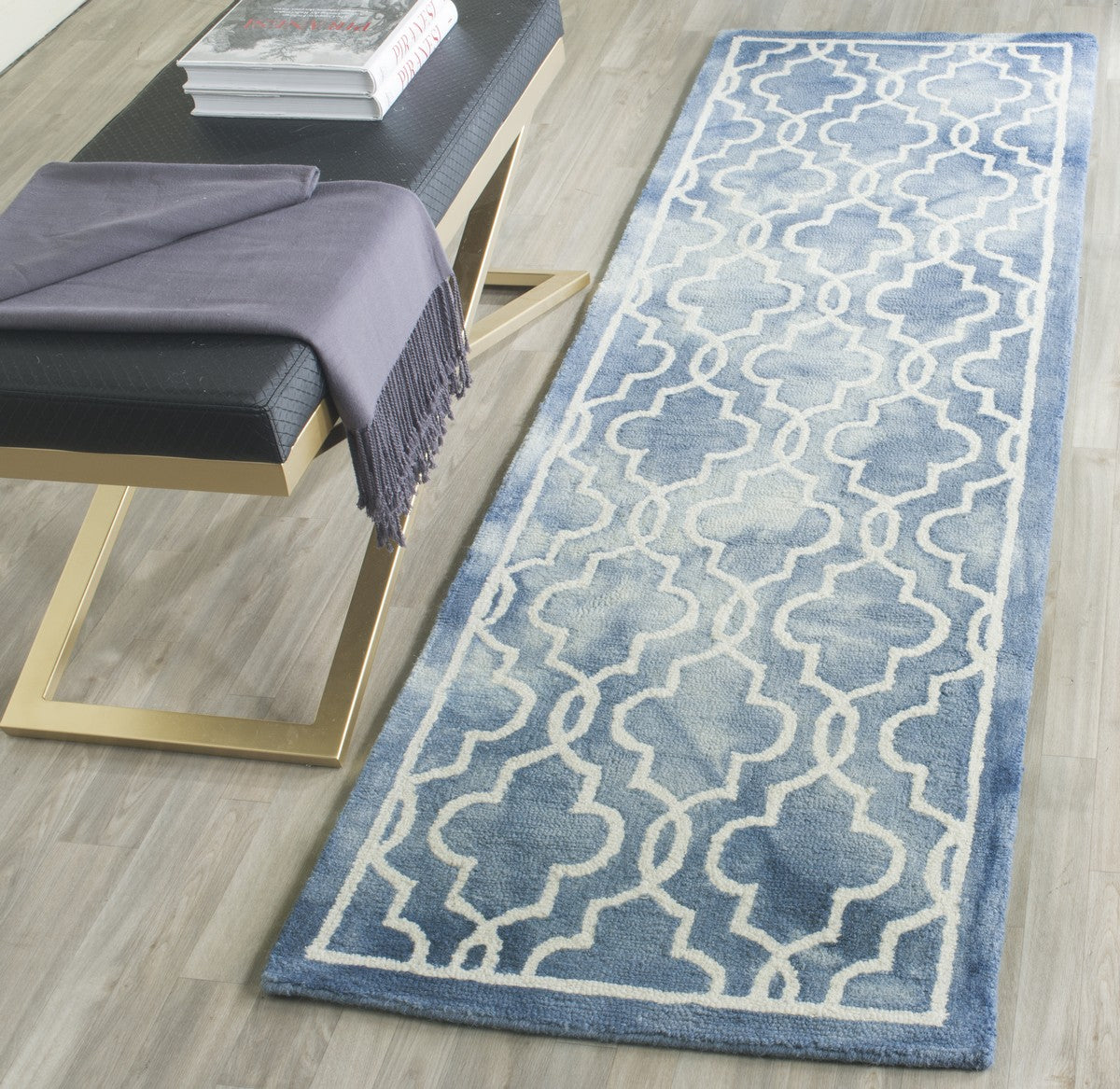 Safavieh Clearance Dip Dye DDY539K Blue Rug
