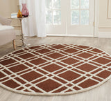 Safavieh Clearance Cambridge CAM142H Dark Brown Rug