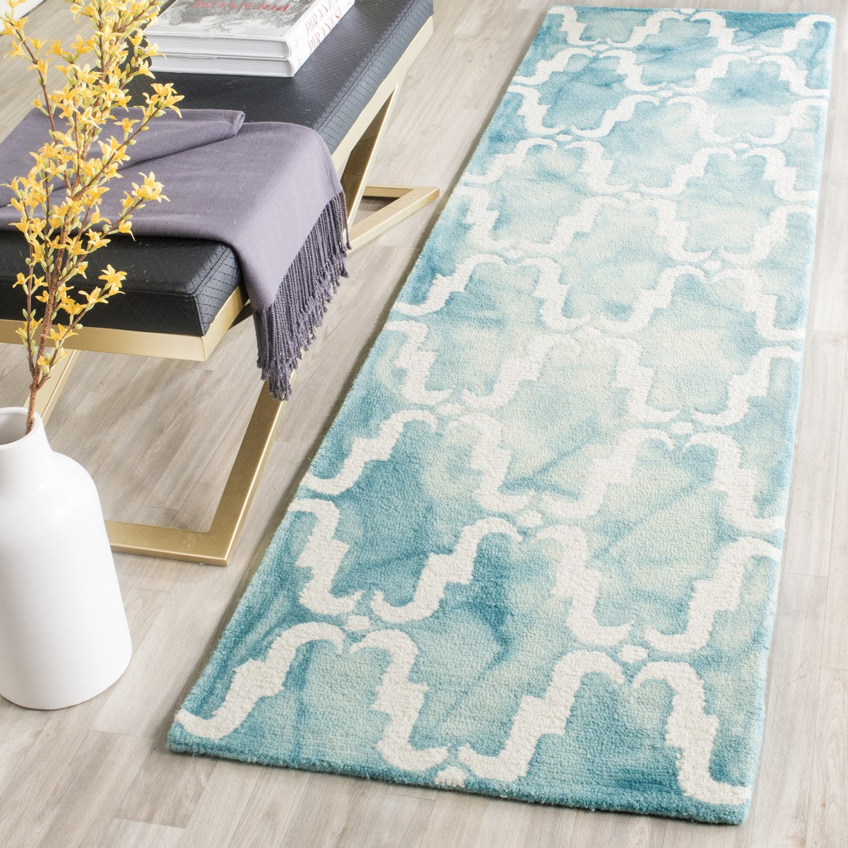 Safavieh Clearance Dip Dye DDY536D Turquoise Rug