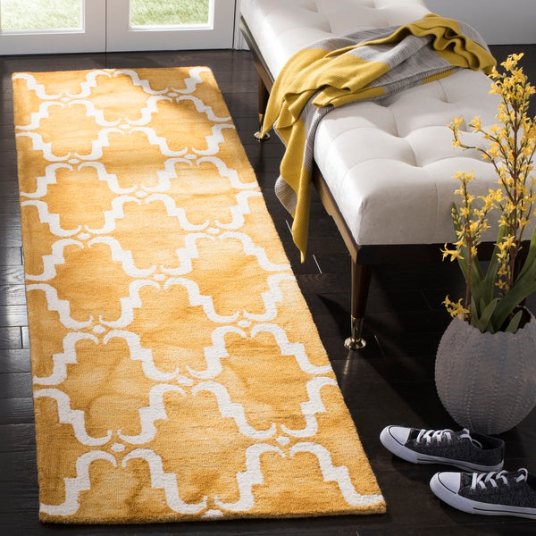 Safavieh Clearance Dip Dye DDY536H Gold Rug