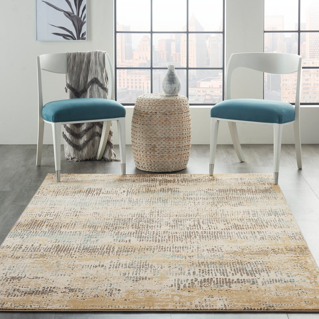 nourison ma90 uptown upt03 beige aqua rug
