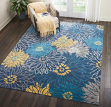 Nourison Sale Passion PSN17 Blue Rug