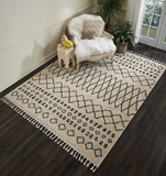 Nourison Clearance Moroccan Shag MRS02 Cream Rug