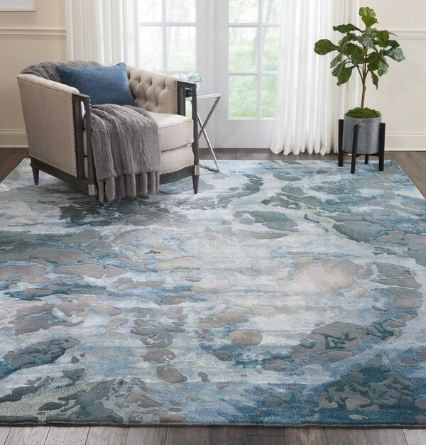 Nourison Prismatic PRS14 Grey Rug
