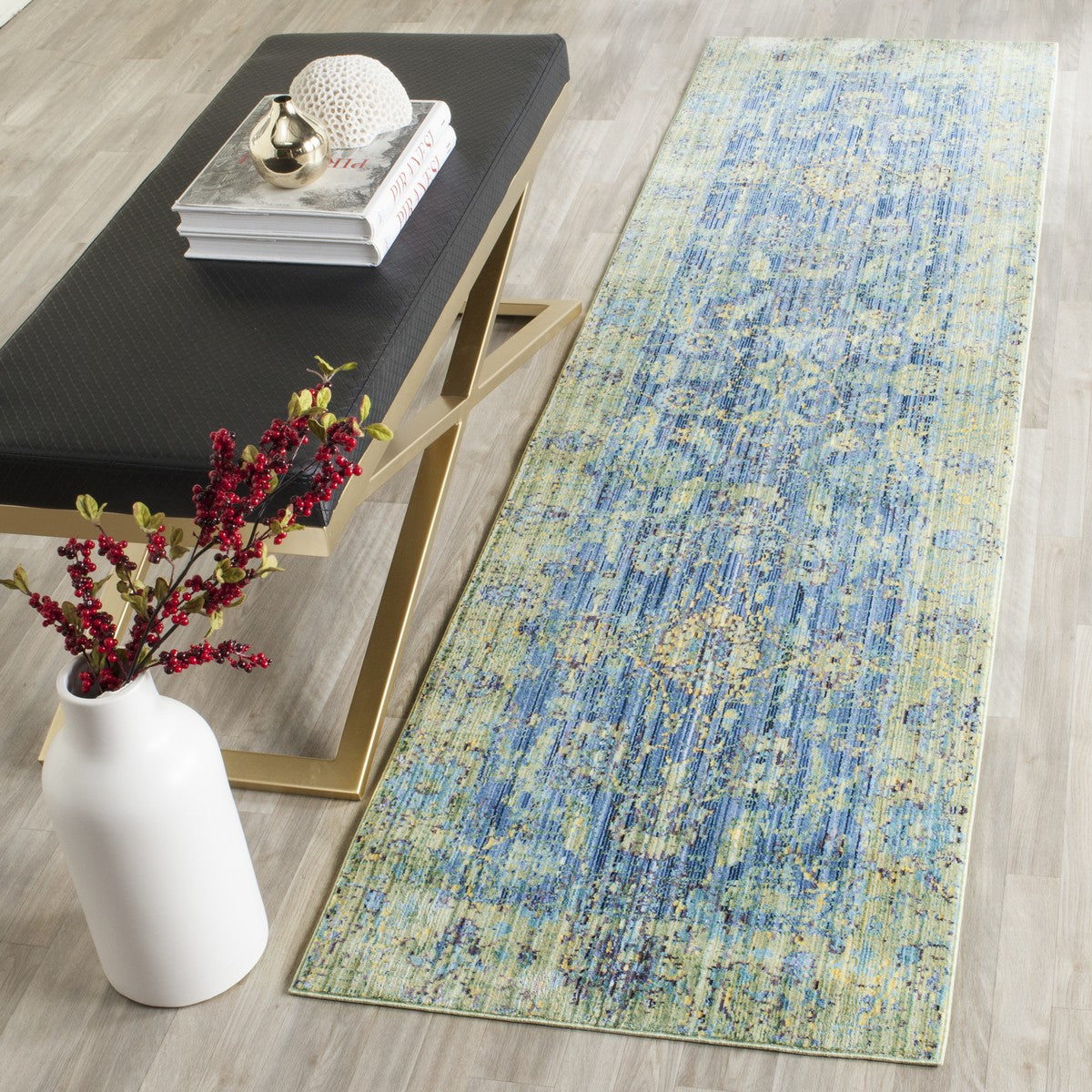 Safavieh Clearance Valencia VAL123M Blue Rug