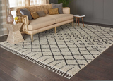 Nourison Clearance Moroccan Shag MRS01 Cream Rug