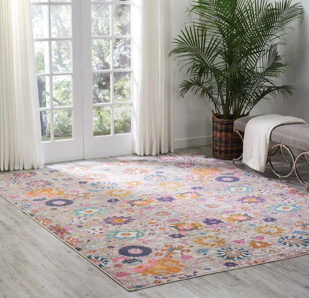 Nourison Sale Passion PSN01 Silver Rug