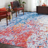 Nourison Clearance Twilight TWI25 Red Rug