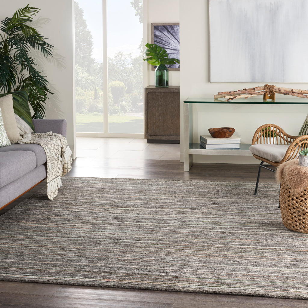 nourison plateau pae01 grey green rug