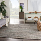 nourison plateau pae01 grey green rug