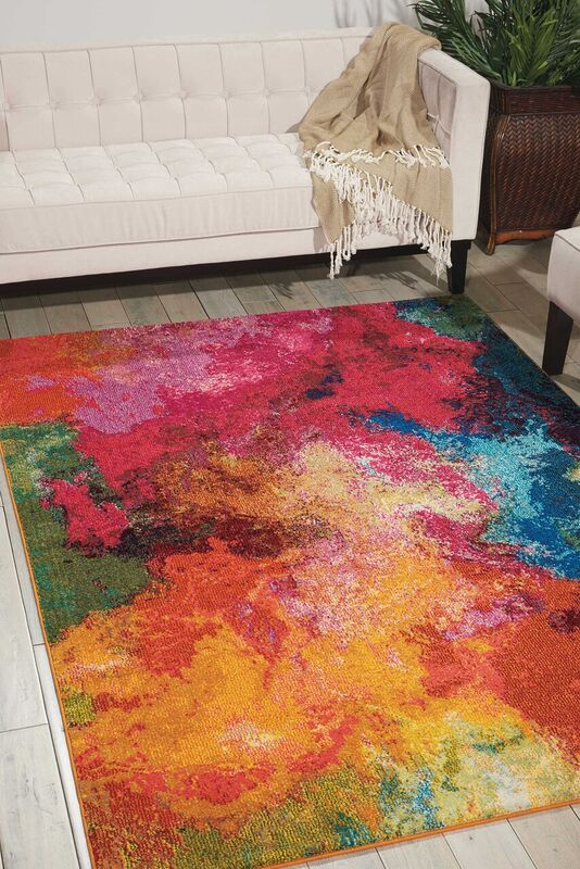 Nourison Sale Celestial CES04 Multi Rug