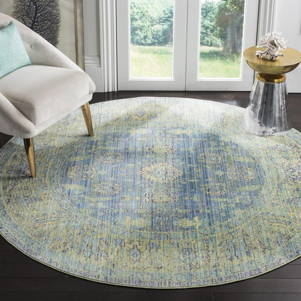 Safavieh Clearance Valencia VAL123M Blue Rug