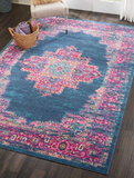 Nourison Sale Passion PSN03 Blue Rug
