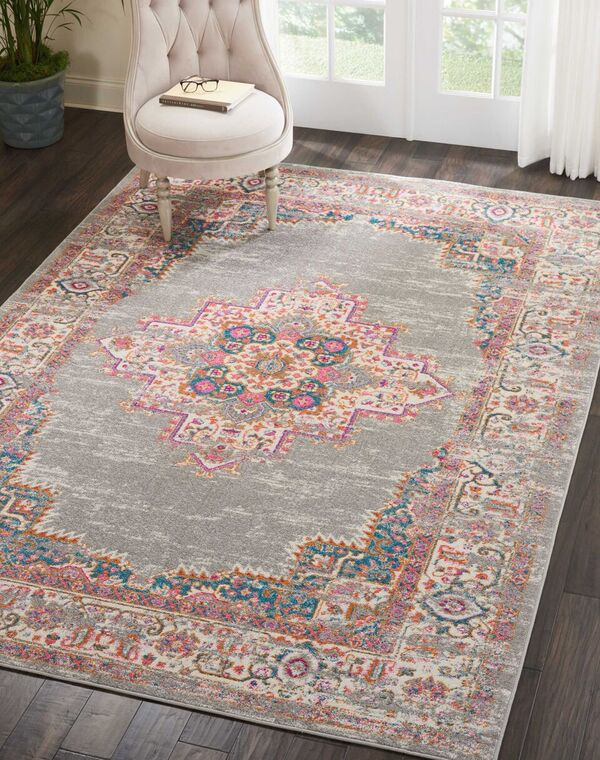 Nourison Sale Passion PSN03 Grey Rug
