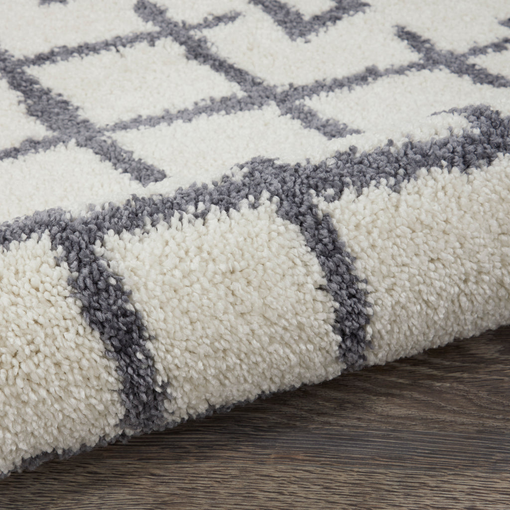nourison moroccan shag mrs01 white rug